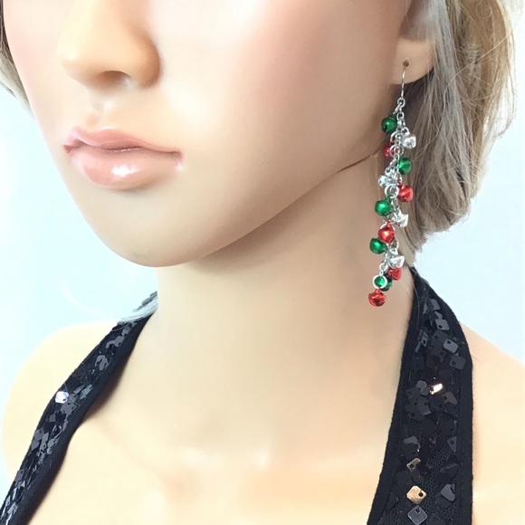 (3) Pairs Claire’s Festive Christmas Holiday Dangle Earrings - Picture 7 of 9